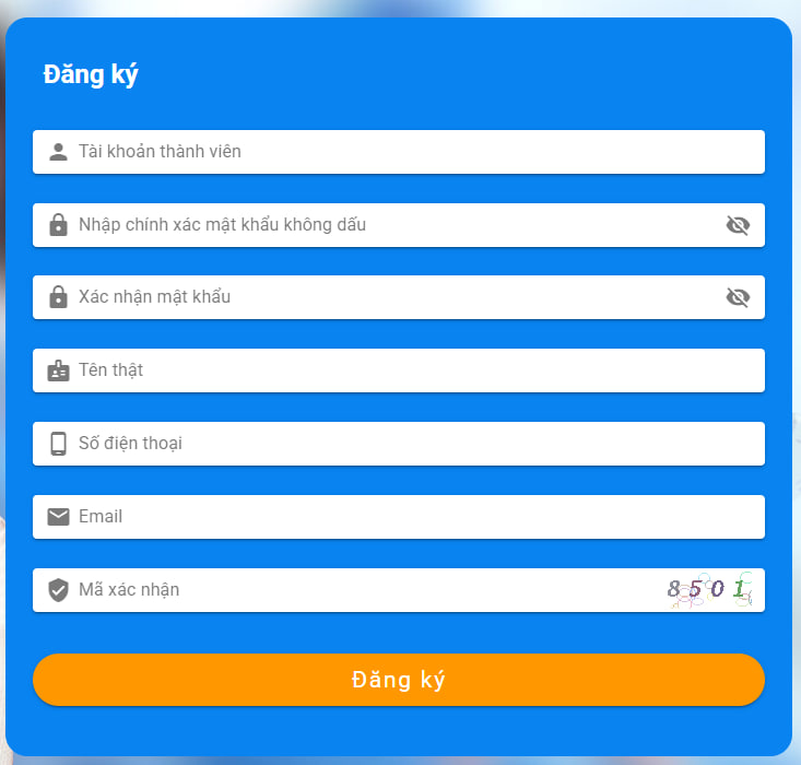 S8 ⭐️ Nền Tảng Giải Trí Uy Tín Hàng Đầu Việt Nam 【S8.COM】 Form biểu mẫu đăng ký tài khoản S8
